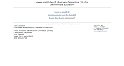 Desktop Screenshot of dnacore.medicine.uiowa.edu