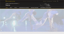 Desktop Screenshot of dance.uiowa.edu