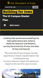 Mobile Screenshot of masterplan.facilities.uiowa.edu