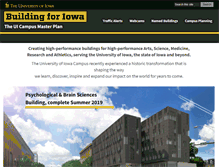 Tablet Screenshot of masterplan.facilities.uiowa.edu