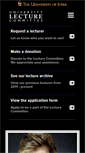 Mobile Screenshot of lectures.uiowa.edu