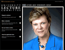 Tablet Screenshot of lectures.uiowa.edu