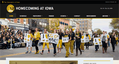 Desktop Screenshot of homecoming.uiowa.edu