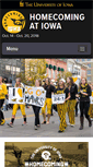 Mobile Screenshot of homecoming.uiowa.edu