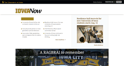 Desktop Screenshot of now.uiowa.edu