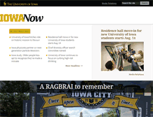 Tablet Screenshot of now.uiowa.edu