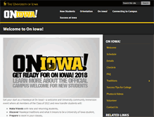 Tablet Screenshot of oniowa.uiowa.edu