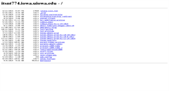 Desktop Screenshot of itsnt774.iowa.uiowa.edu
