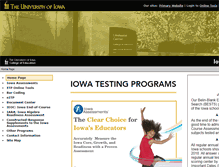 Tablet Screenshot of itp.education.uiowa.edu