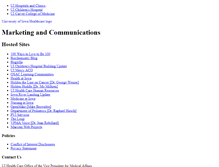 Tablet Screenshot of medcom.uiowa.edu