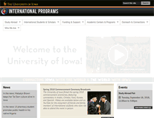 Tablet Screenshot of international.uiowa.edu