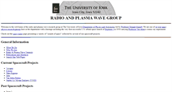 Desktop Screenshot of cassini.physics.uiowa.edu