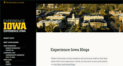 Desktop Screenshot of blog.admissions.uiowa.edu