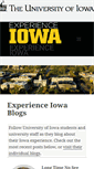 Mobile Screenshot of blog.admissions.uiowa.edu