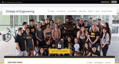 Desktop Screenshot of engineering.uiowa.edu