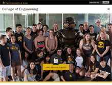 Tablet Screenshot of engineering.uiowa.edu