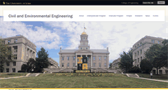 Desktop Screenshot of cee.engineering.uiowa.edu