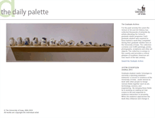 Tablet Screenshot of dailypalette.uiowa.edu