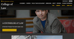 Desktop Screenshot of law.uiowa.edu