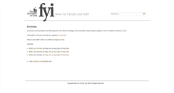 Desktop Screenshot of fyi.uiowa.edu