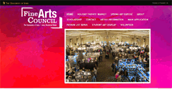 Desktop Screenshot of fineartscouncil.uiowa.edu