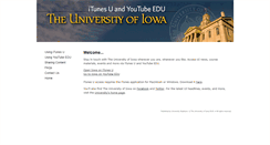 Desktop Screenshot of itunes.uiowa.edu