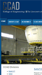 Mobile Screenshot of ccad.uiowa.edu