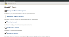 Desktop Screenshot of hawkid.uiowa.edu