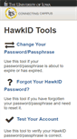 Mobile Screenshot of hawkid.uiowa.edu