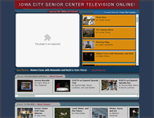 Tablet Screenshot of icsctv.uiowa.edu