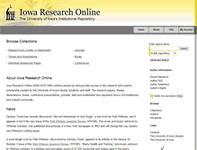 Tablet Screenshot of ir.uiowa.edu