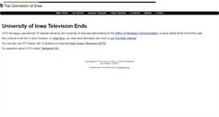 Desktop Screenshot of media.uiowa.edu