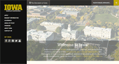 Desktop Screenshot of grad.admissions.uiowa.edu