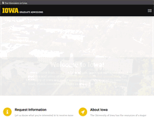 Tablet Screenshot of grad.admissions.uiowa.edu