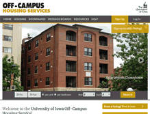 Tablet Screenshot of offcampushousing.uiowa.edu